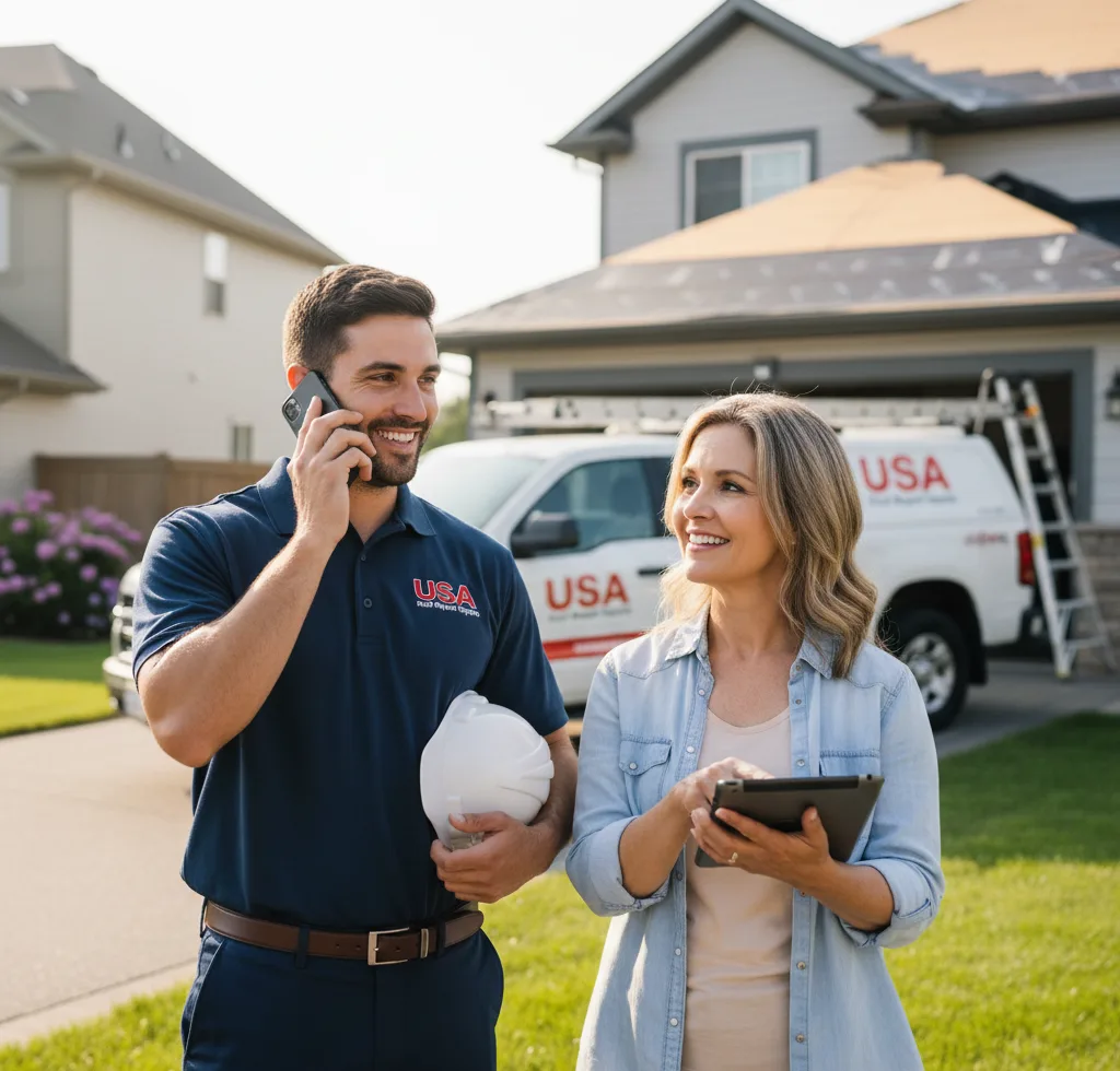 USA Roof Repair Experts customer support in Hasbrouck Heights